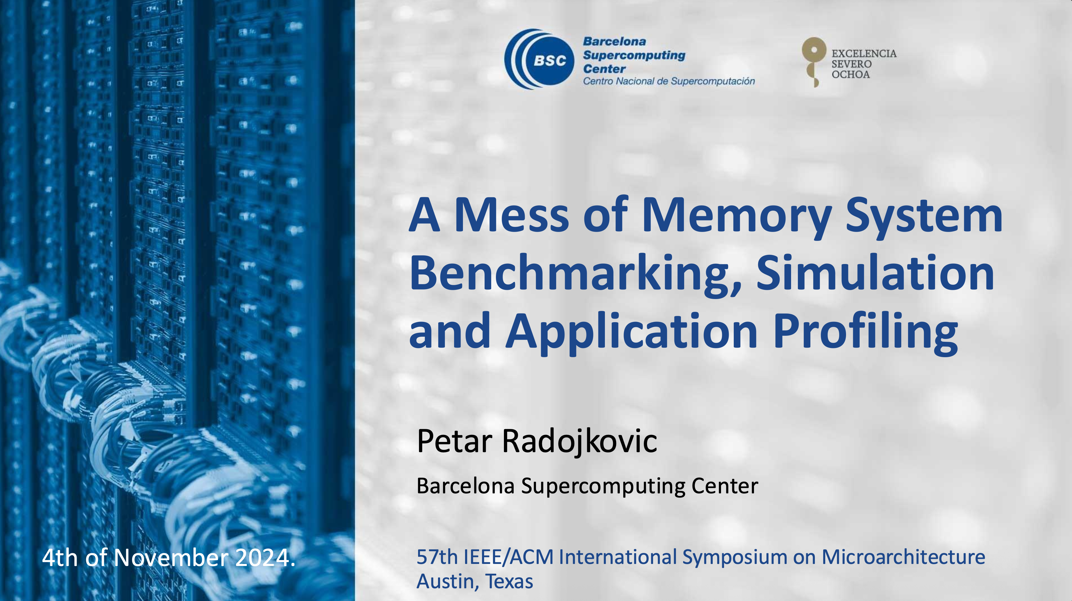 A Mess of Memory System Benchmarking, Simulation and Application Profiling